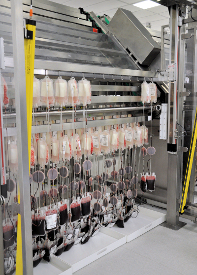 The NHS' Blood and Transplant Processing Machine Which Was Designed, Built, Installed and is Maintained by Smart Manufacturing.