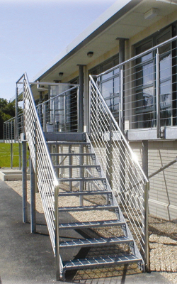 Stainless Steel Stair and Walkway